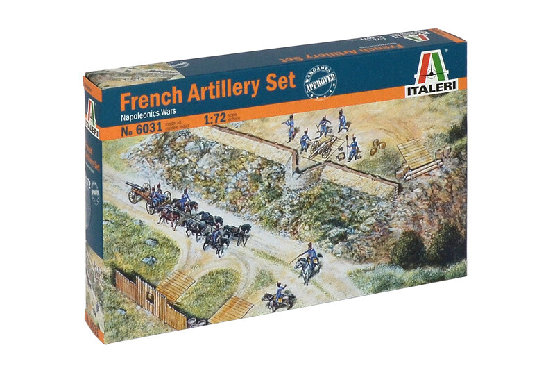 Corfix Model Kit figurky 6031 FRENCH ARTILLERY SET NAP.WARS 1:72