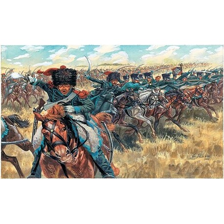 Model Kit figures 6080 - NAPOLEONIC WARS - FRENCH LIGHT CAVALRY (1:72)