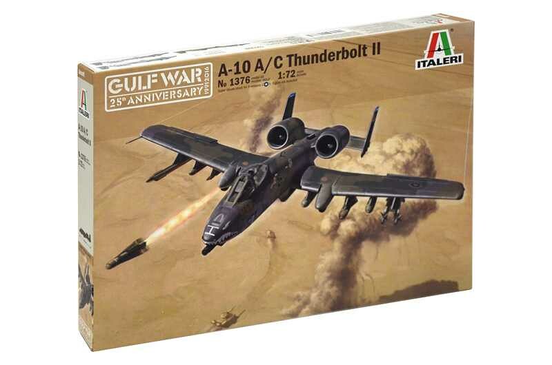 Italeri Model Kit letadlo 1376 - A-10 A/C THUNDERBOLT ll - GULF WAR(1:72) - 33-1376 - expresní doprava