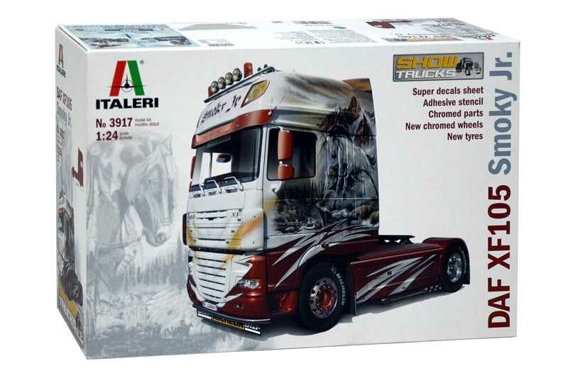 Italeri Model Kit truck 3917 - DAF XF-105 (1:24) - 33-3917 - expresní doprava