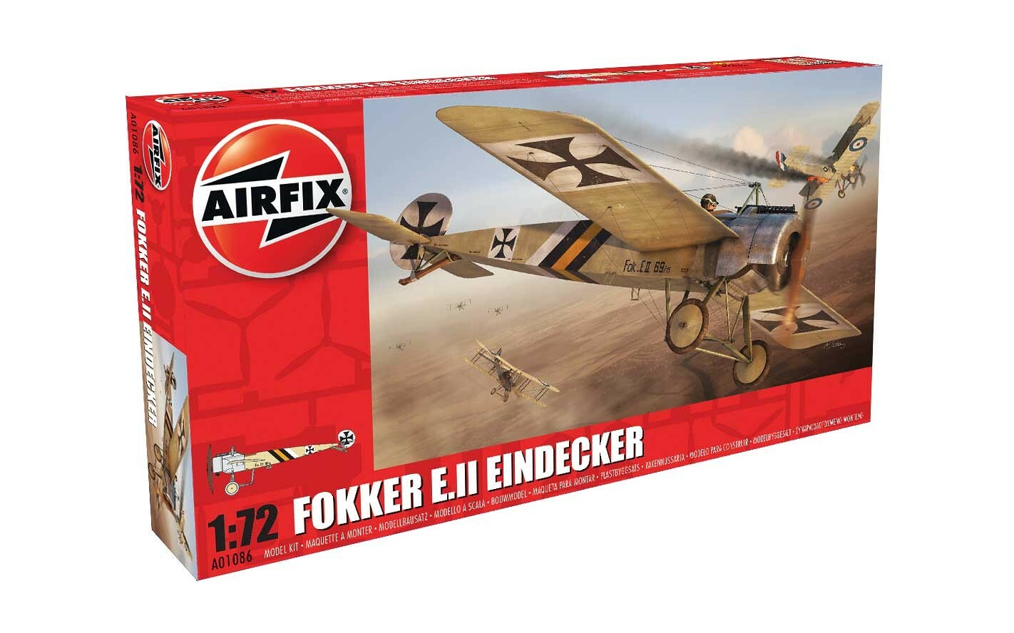 Classic Kit lietadlo A01086 - Fokker E.II Eindecker (1:72) [30-A01086]