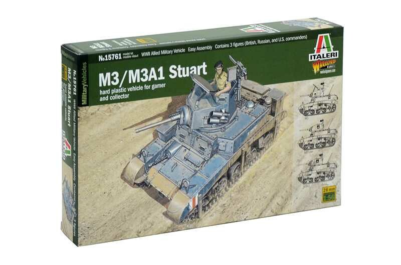 Italeri Wargames M3 M3A1 Stuart 1:56