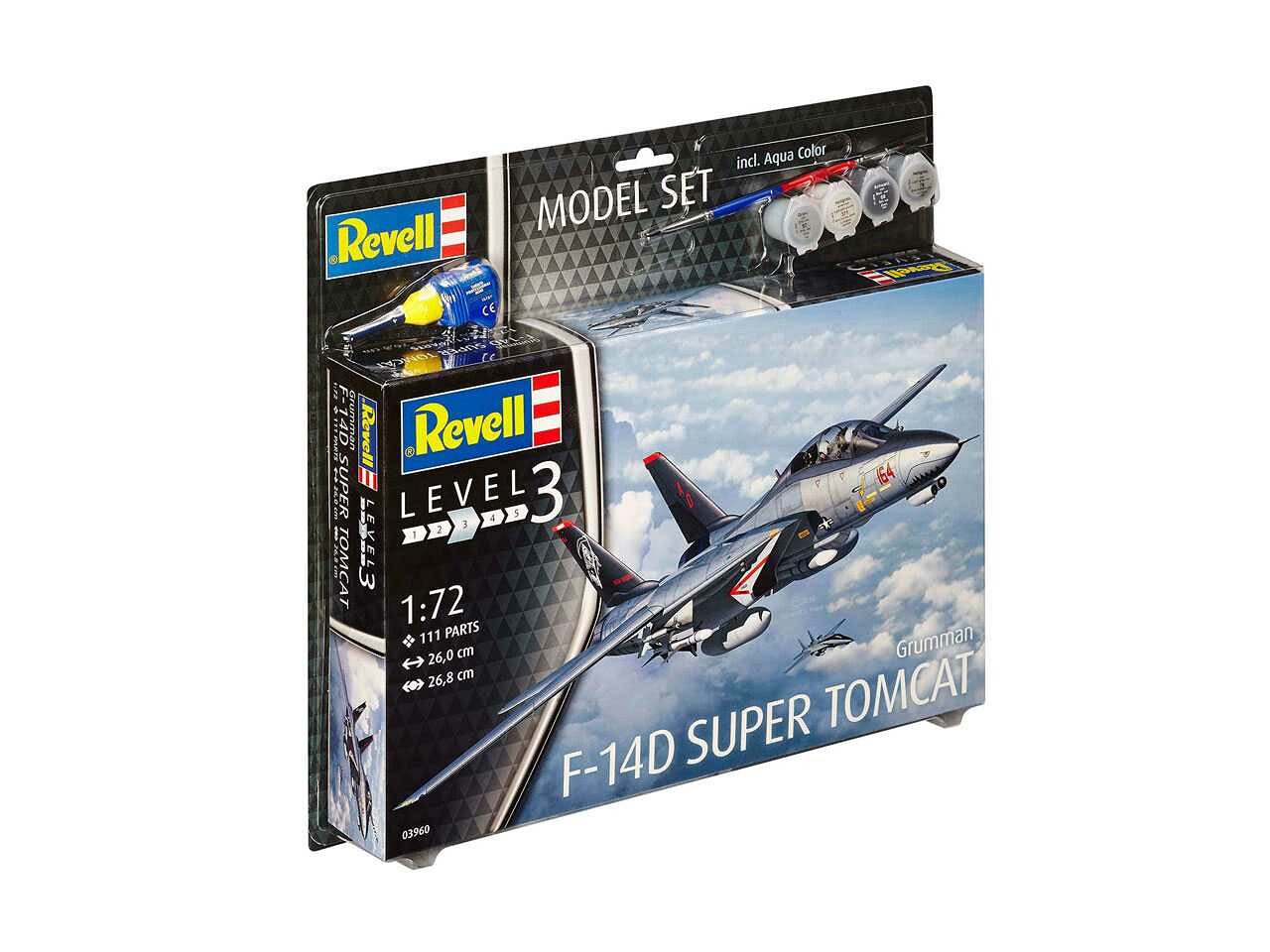 Revell ModelSet letadlo 63960 - F-14D Super Tomcat (1:72) - 18-63960 - expresní doprava