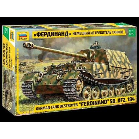 Model Kit tank 3653 - Sd.Kfz.184 "Ferdinand" (1:35)