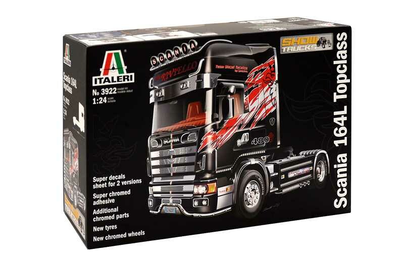 Italeri Model Kit truck 3922 - SCANIA 164 L TOPCLASS (1:24) - 33-3922 - expresní doprava