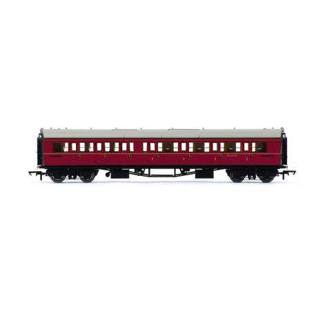 Vagón osobní HORNBY R4767 - BR Collett Coach Corridor Composite RH, Maroon