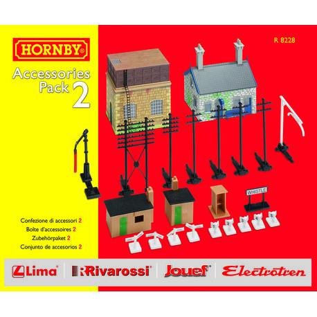 Zestaw do rozbudowy toru HORNBY R8228 - Zestaw do rozbudowy budynku 2