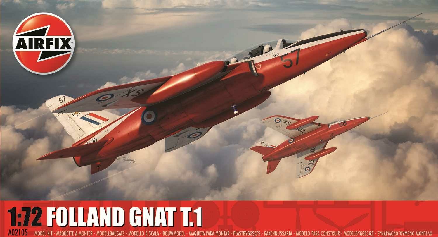 Airfix Folland Gnat T.1 Classic Kit A02105 1:72