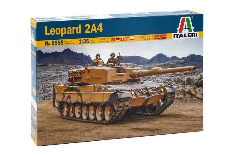 Italeri Model Kit tank 6559 - Leopard 2A4 (1:35) - 33-6559 - expresní doprava