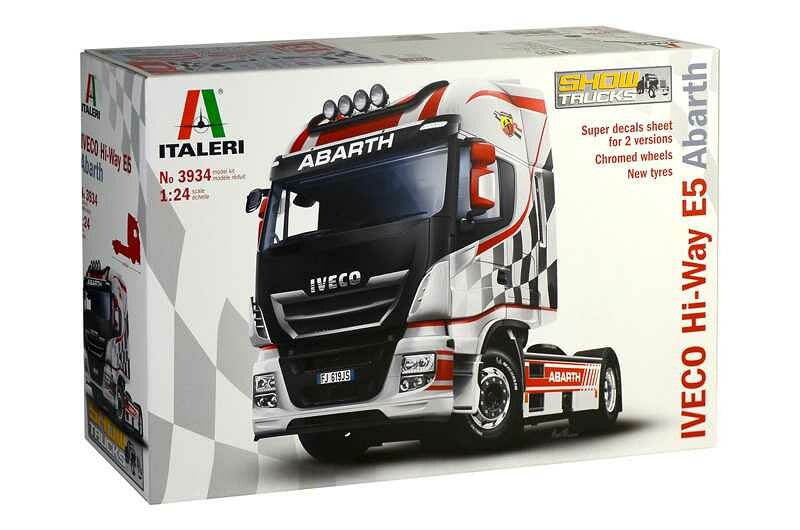 Italeri Model Kit truck 3934 - IVECO HI-WAY E5 ABARTH (1:24) - 33-3934 - expresní doprava