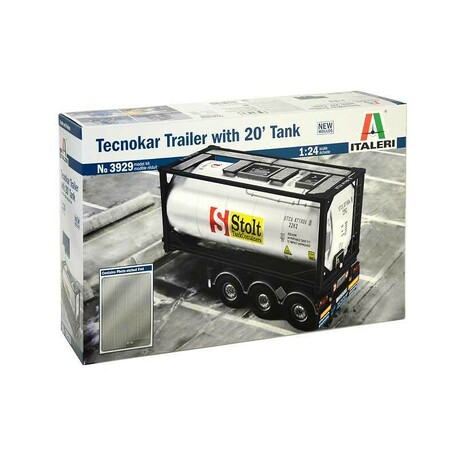 Model Kit návěs 3929 - TECNOKAR TRAILER WITH 20' TANK (1:24)