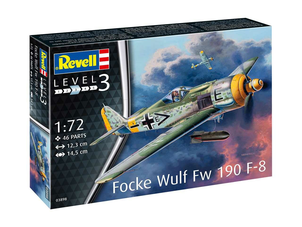 Revell Plastic ModelKit letadlo 03898 - Focke Wulf Fw190 F-8 (1:72) - 18-03898 - expresní doprava