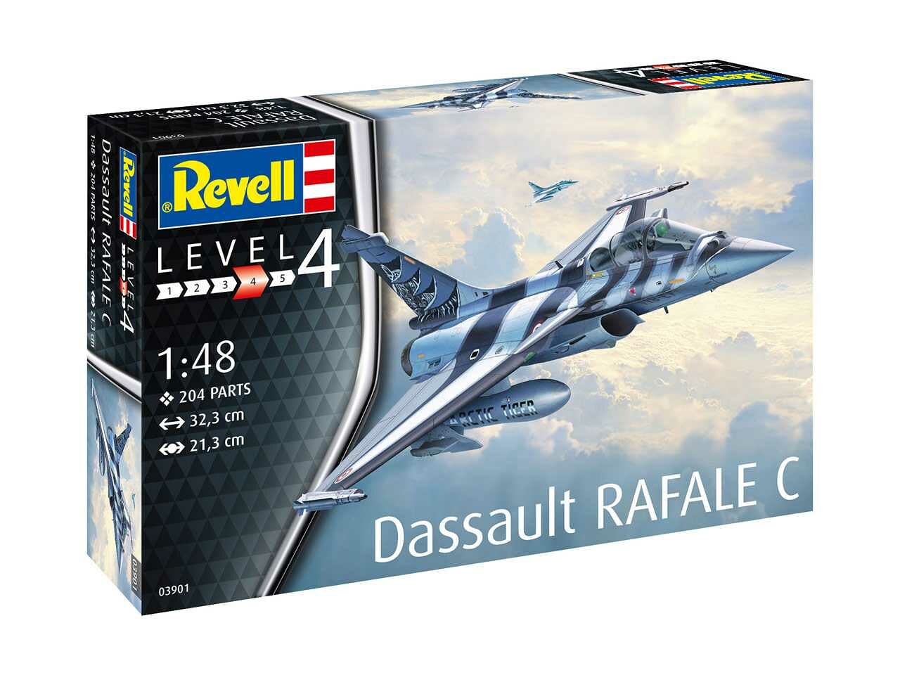 Revell Plastic ModelKit letadlo 03901 - Dassault Rafale C (1:48) - 18-03901 - expresní doprava