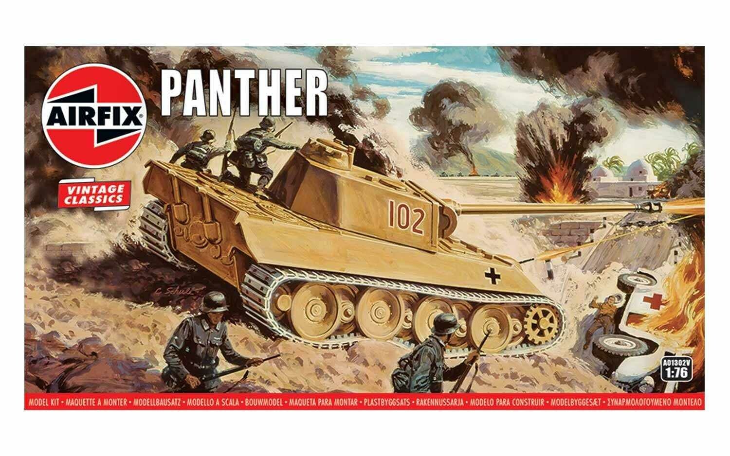 Airfix Classic Kit VINTAGE tank A01302V - Panther (1:76) - 30-A01302V - expresní doprava