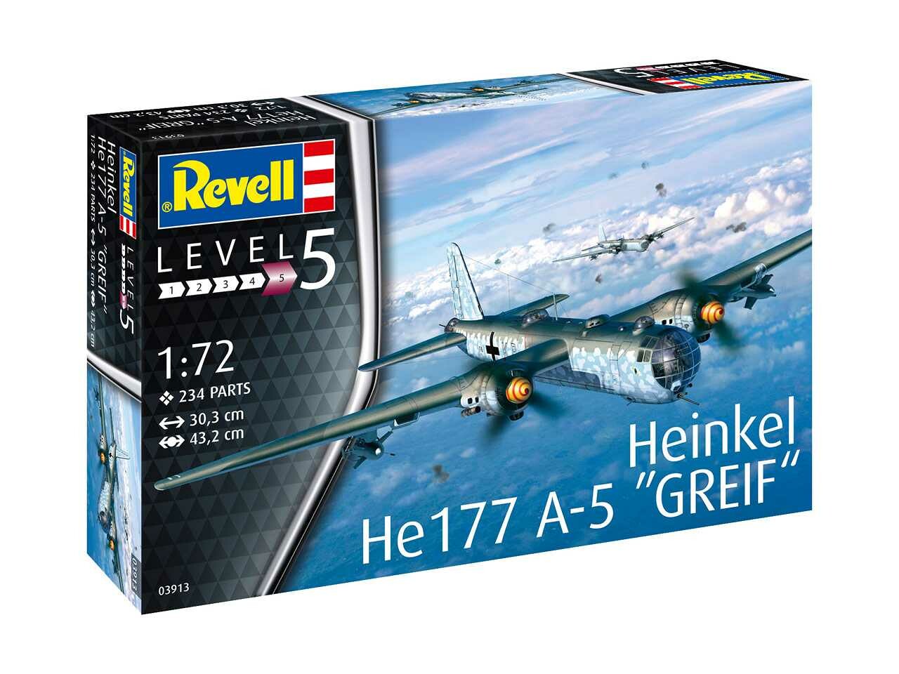 Revell Heinkel He-177 A-5 Greif Plastic ModelKit 03913 1:72