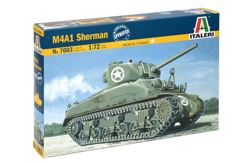 Italeri Model Kit tank 7003 - M4 SHERMAN (1:72) - 33-7003 - expresní doprava