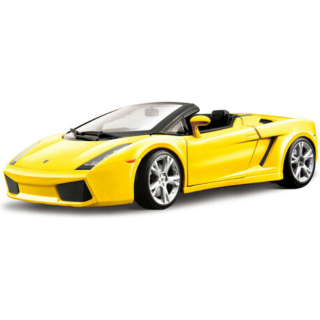 Bburago Lamborghini Gallardo Spyder 1:18 žlutá metalíza