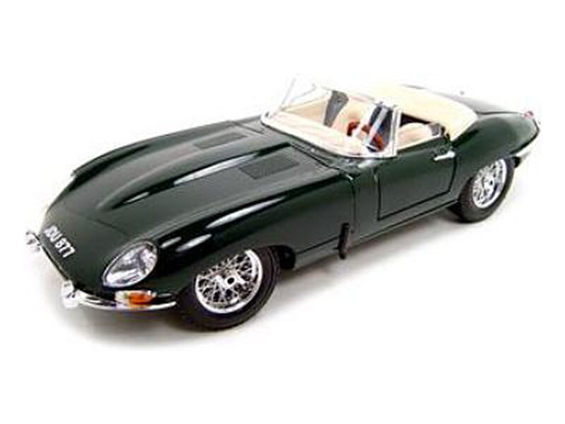 Bburago Jaguar E-type Cabriolet 1:18 zelená - BB18-12046 - expresní doprava