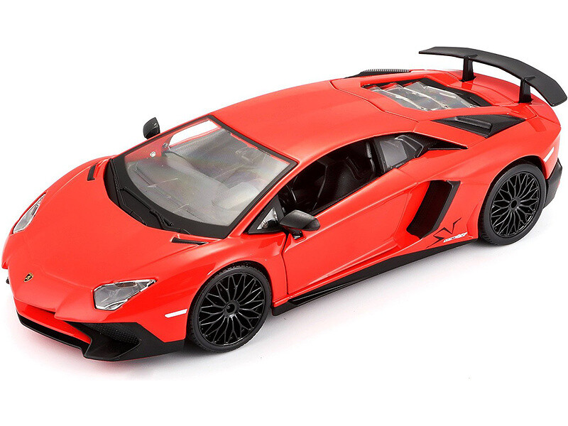 Bburago Lamborghini Aventador LP 750-4 SV 1:24 červená - BB18-21079 - expresní doprava