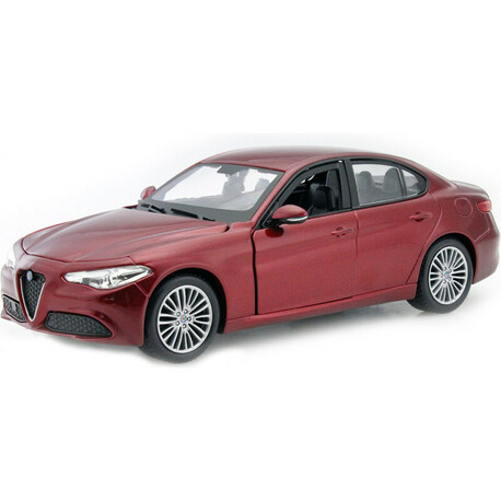 Bburago Alfa Romeo Giulia 2016 1:24 red metallic