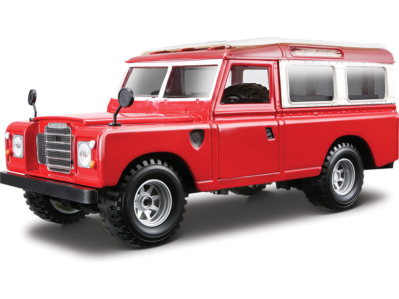 Bburago Land Rover Series II 1:24 červená - BB18-22063 - expresní doprava