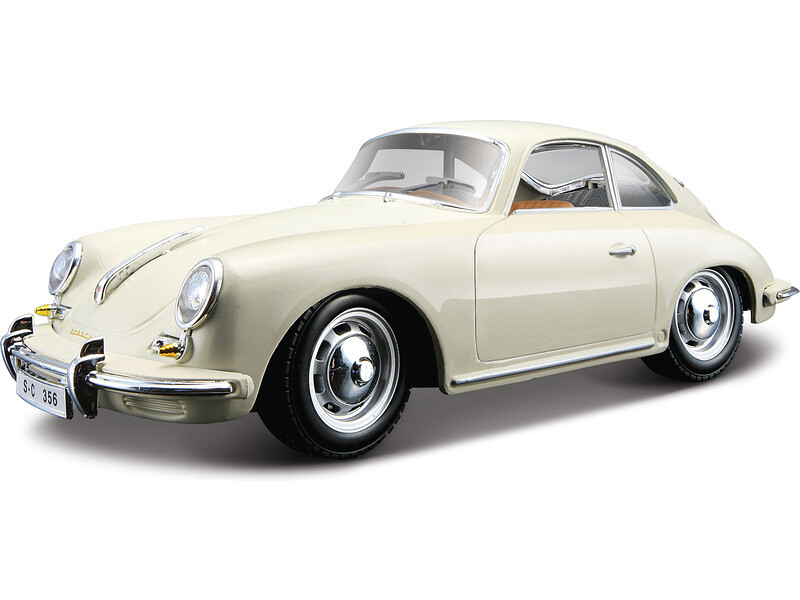 Bburago Porsche 356B Coupe 1961 1:24 krémová - BB18-22079V - expresní doprava