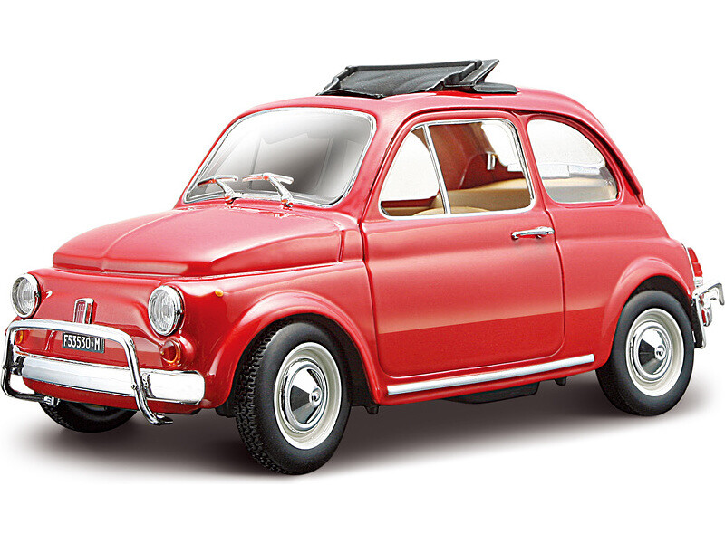 Bburago Fiat 500L 1968 1:24 červená - BB18-22099 - expresní doprava