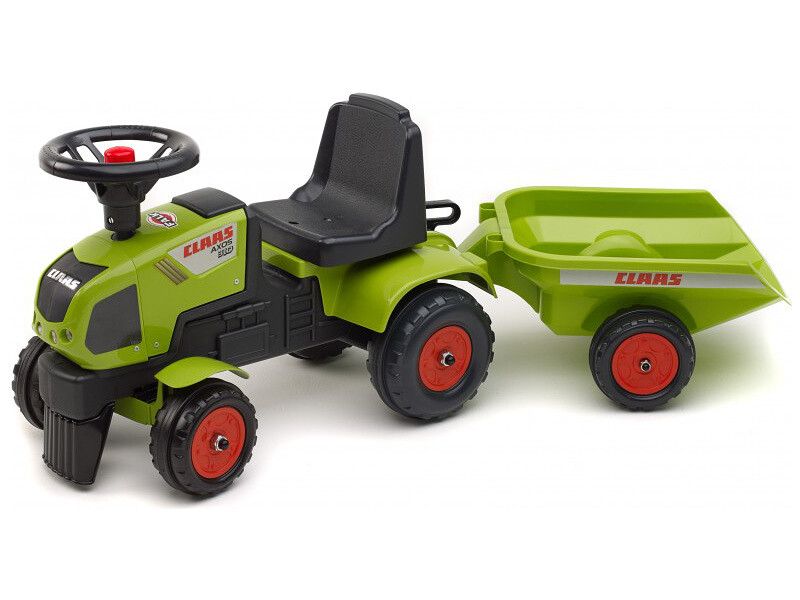 FALK - Dětské odrážedlo Baby Claas Axos s vlečkou - FA-1012B - expresní doprava