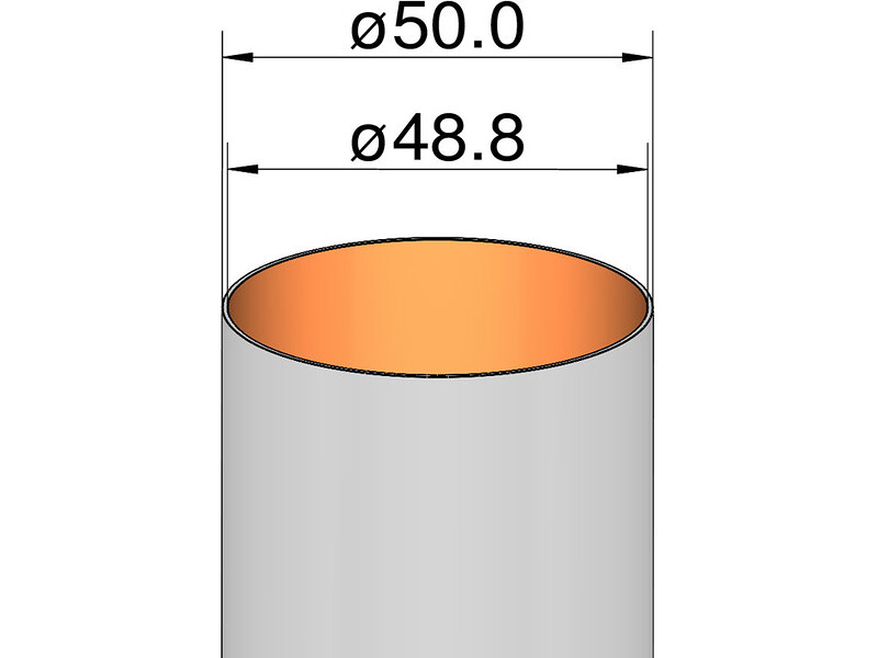 Klíma papierová rúrka 50x250mm [KL-205025000]