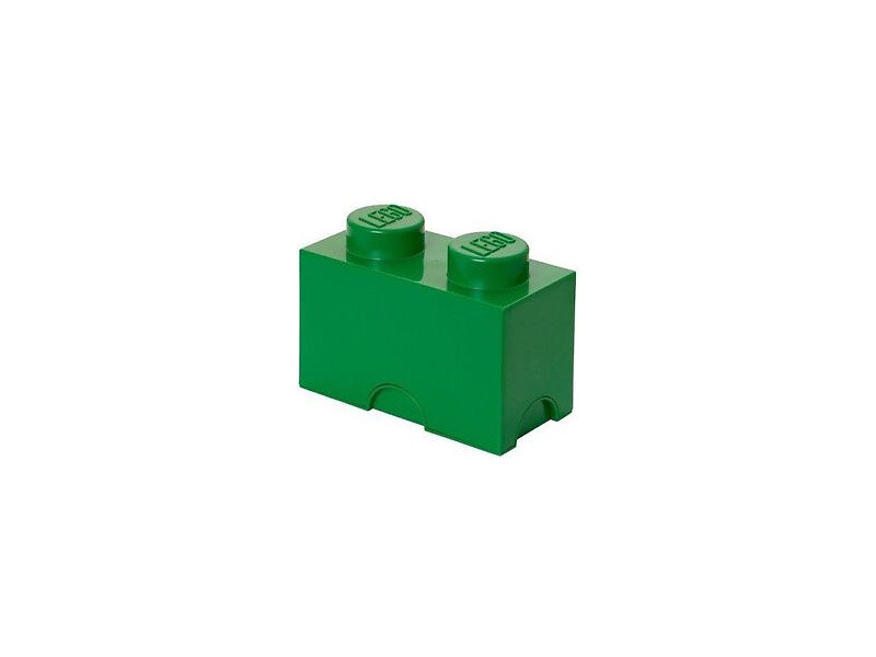 LEGO úložný box 125x250x180mm - tmavo zelený [LEGO40021734]