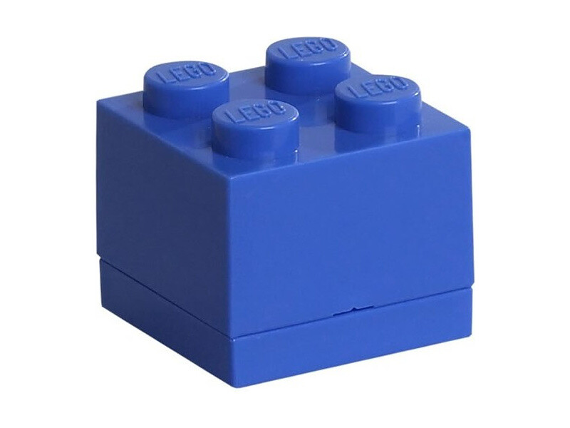 LEGO mini box 46x46x43mm - modrý [LEGO40111731]