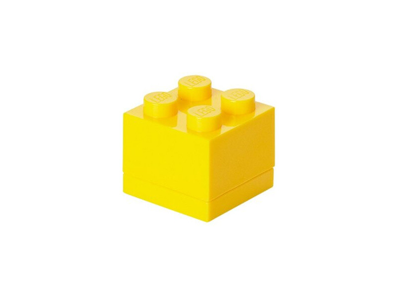 LEGO mini box 46x46x43mm - žltý [LEGO40111732]