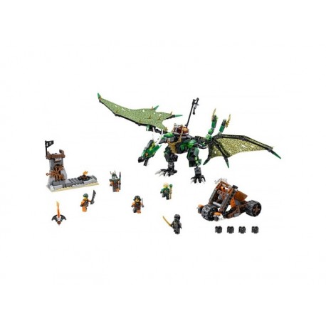 ninjago lego green dragon