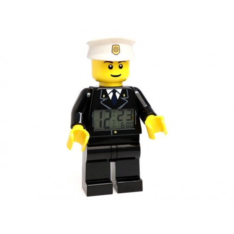 LEGO hodiny s budíkem - City Policeman