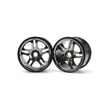 Traxxas disc 3.8 "Split Spoke H17 black chrome (2)