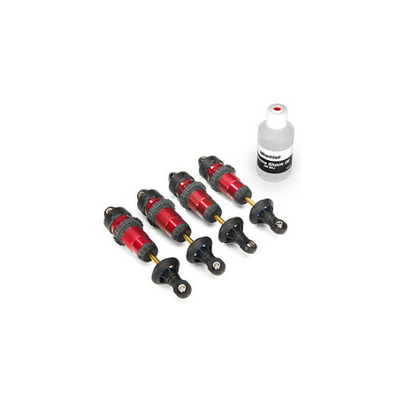 Traxxas shock absorber GTR aluminum red (2)