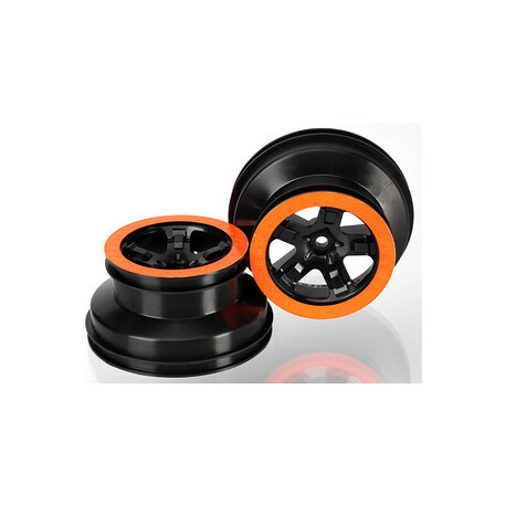 Traxxas disk 2.2/3.0" SCT černý-oranžový (2) (2WD přední)