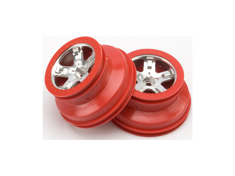 Traxxas disk 2.2/3.0" SCT saténovo-červený (2) (2WD predný) [TRA5874A]