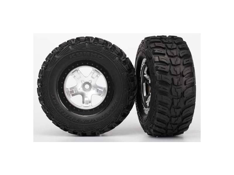 Traxxas koleso 2.2/3.0", disk SCT saténovo-čierny, pneu Kumho (2) [TRA5880,TRX5880]