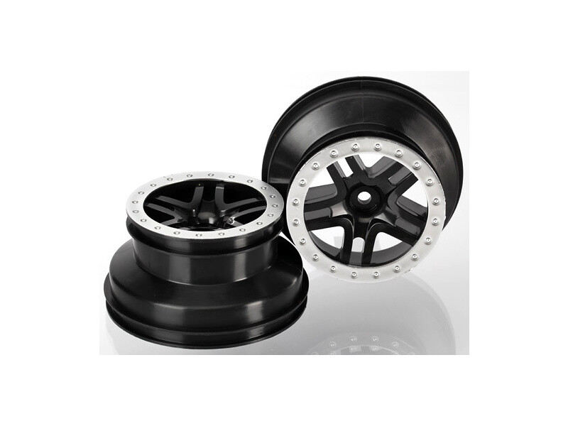 Traxxas disk 2.2/3.0" SCT Split-Spoke čierny-saténový (2) [TRA5884]