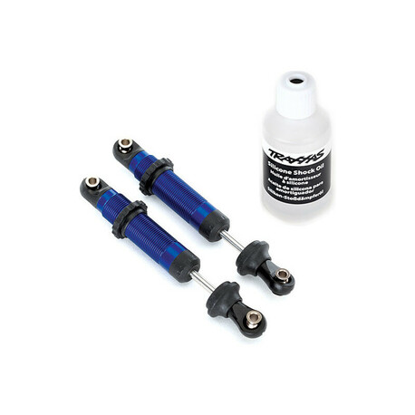 Traxxas shock absorber GTS aluminum blue (2)