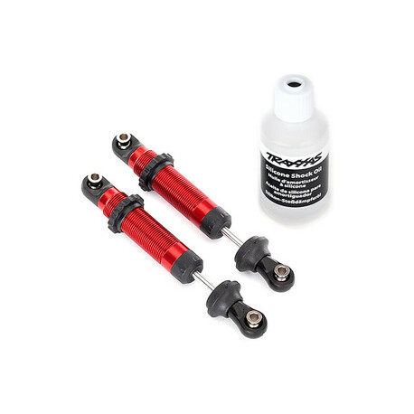 Traxxas shock absorber GTS aluminum red (2)