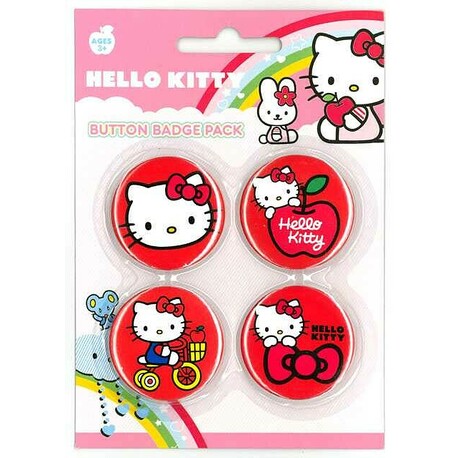 Placka set - Hello Kitty 4x38mm