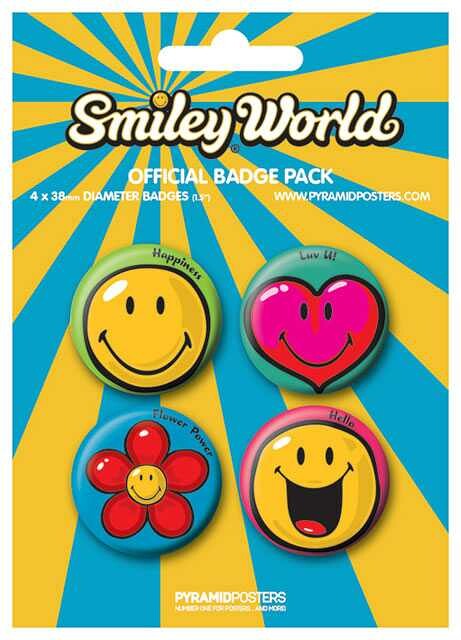 Placka set - Smiley 1 - 4x38mm - 07-4353 - expresní doprava