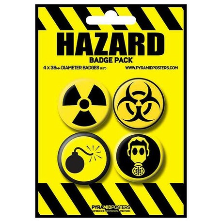 Placka set - Hazard - 4x38mm