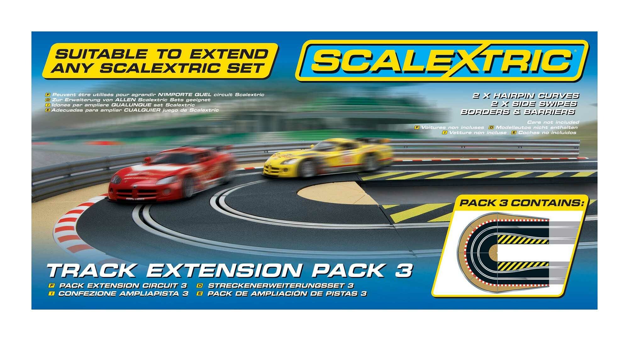 Rozšíření trati SCALEXTRIC C8512 - Track Extension Pack 3 - Hairpin Curve - 28-C8512 - expresní doprava