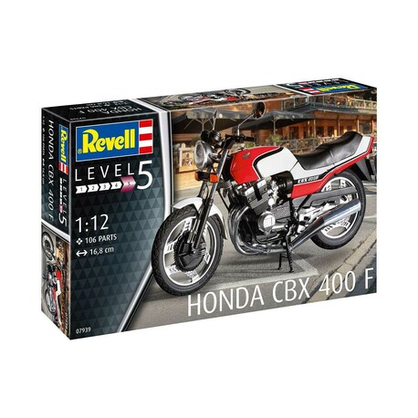 Plastic ModelKit motorcycle 07939 - Honda CBX 400 F (1:12)