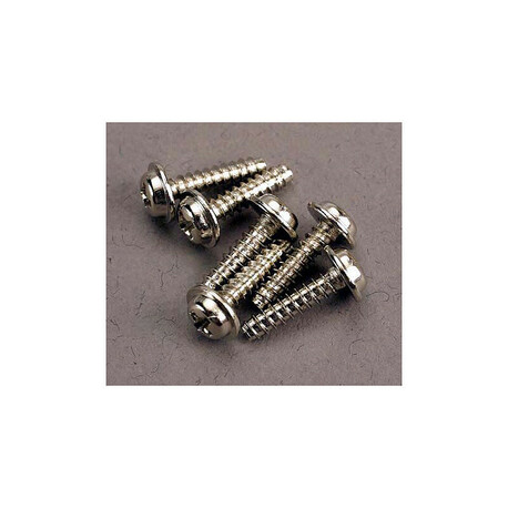 Traxxas Kreuzschlitzschraube 3x12mm Kopf mit Bund Zink. (6)