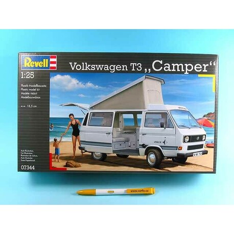 Plastic ModelKit auto 07344 - VW T3 Camper (1:25)