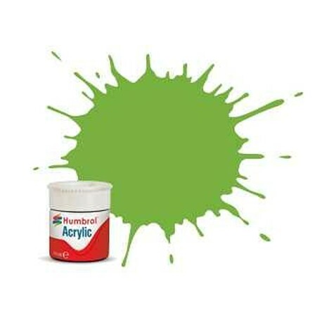Humbrol color acrylic AB0038 - No 38 Lime - Gloss - 12ml